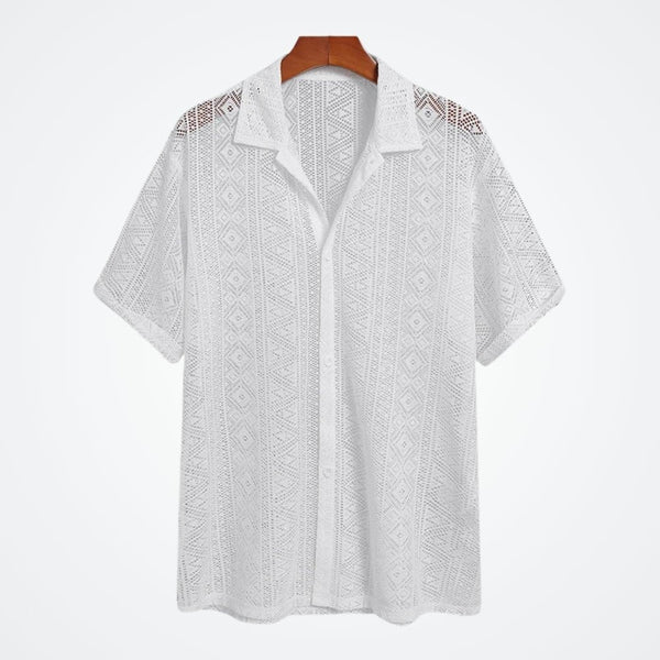 Chemise Homme à Manches Courtes Tricot