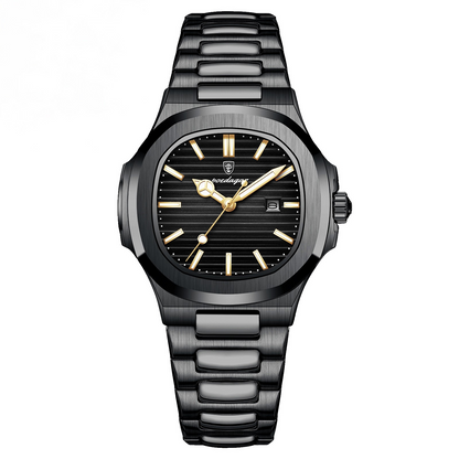 Montre Paris à Bande Dorée (Étanche) - Evogance™